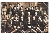 HEHALUTZ ORGANIZATION IN HLYBOKAYE PHOTOGRAPH, 1927. SFIRA