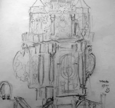 Drawing by Józef Jodkowski