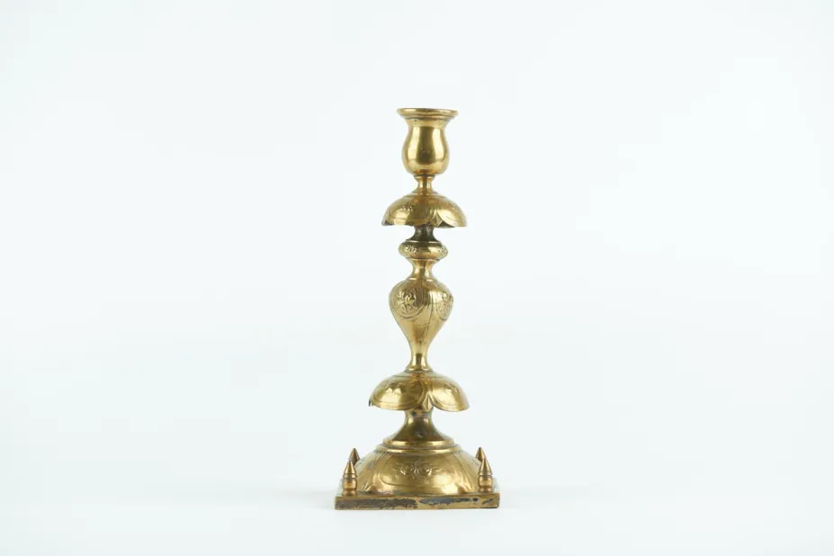 Shabbes candelsticks. Slonim, Belarus, 19th c.
